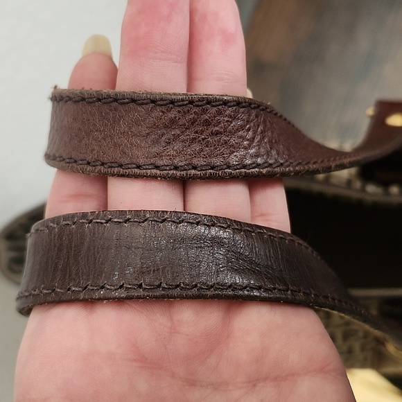 Fendi Brown Zucchino Canvas and Leather Tote - Picture 14 of 14